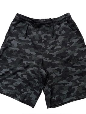 Lululemon Pace Breaker Shorts Mens Size S Lined 9" Running Drawstring Gray Camo